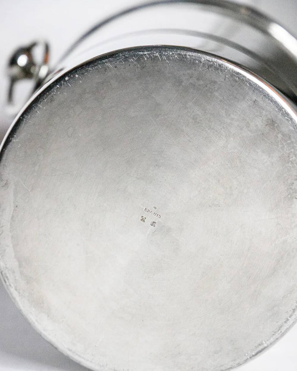 Vintage silver-plated metal ice bucket / cooler by Ercuis