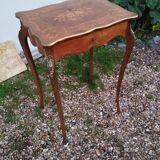 Bedside table in old Louis XVI style marquetry