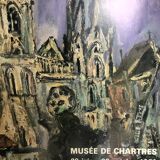 Poster Soutine museum of Chartres 1989
