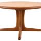 Deense ronde teak salontafel 'Karise'