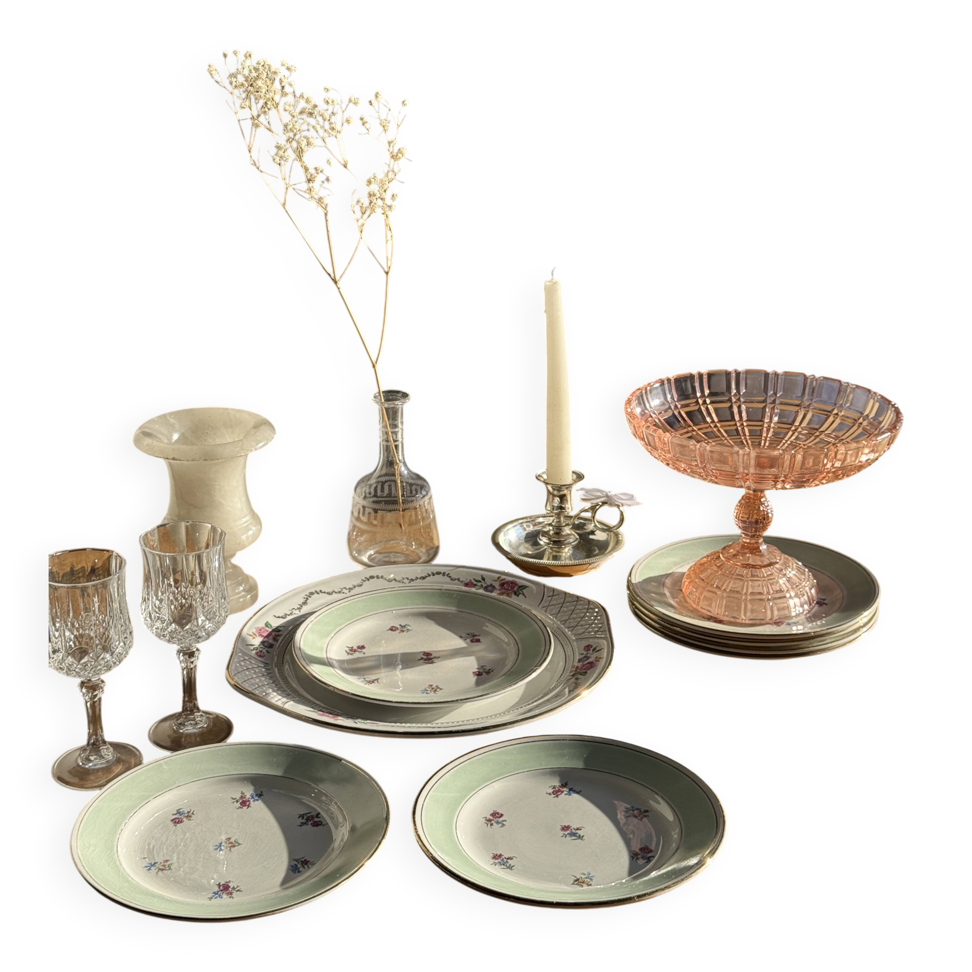 L'Amandinoise rose gold tart dish D30