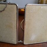 Triptych barber mirror from the 50s/60s
