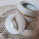 sugar bowl porcelain Limoges Philippe Deshoulières model Auray