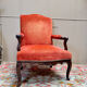 WALNUT ARMCHAIR FROM THE REGENCY PERIOD 18TH CENTURY