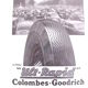 Adhesive paper poster doves-goodrich doves 1938