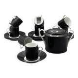 Coffee service for 8 people, Limoges porcelain