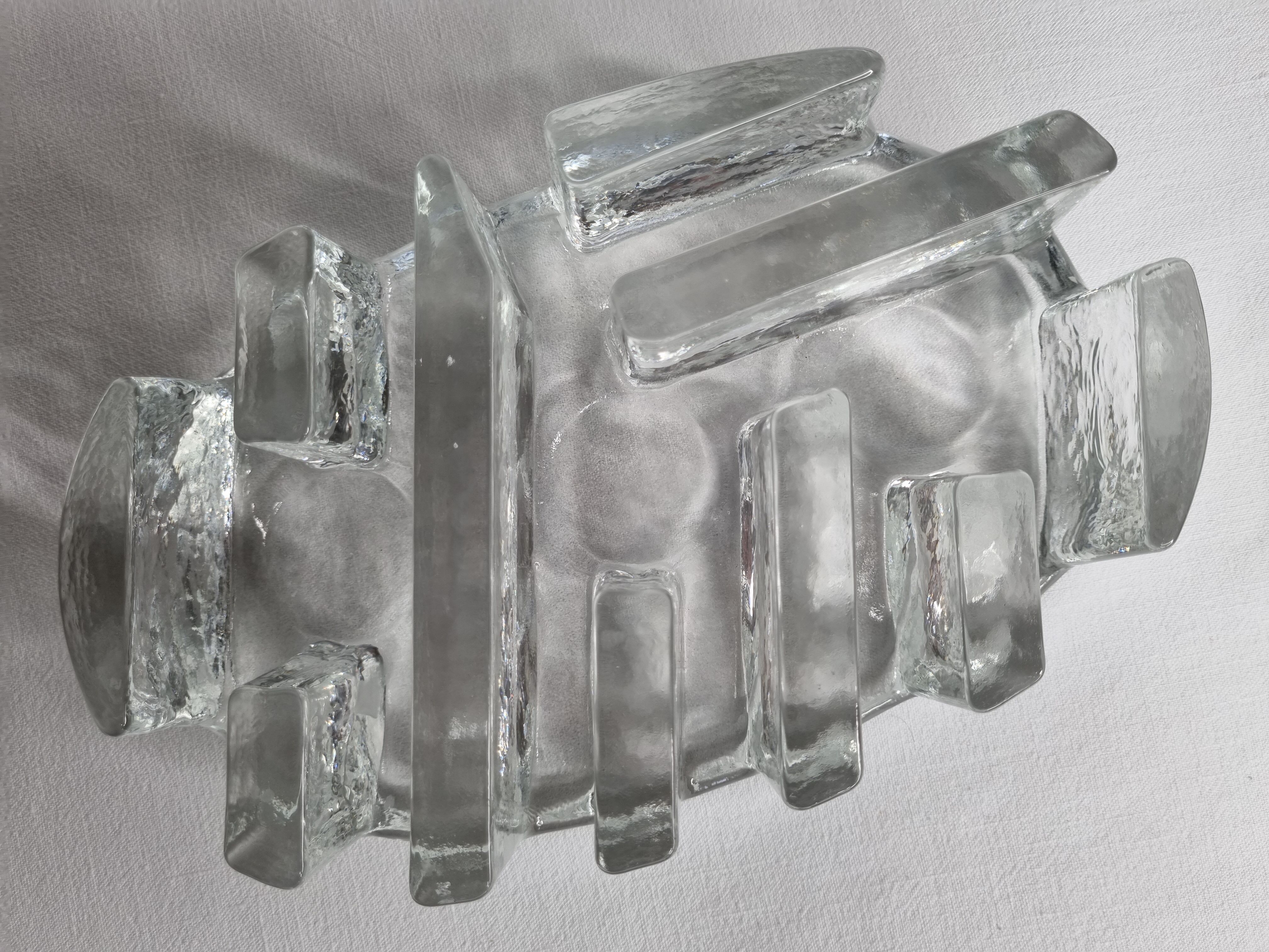 Photophore, glass centerpiece, 22 cm