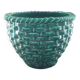 Green art nouveau ceramic planter Gustave Asch