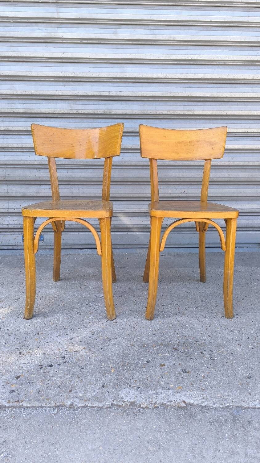 Pair of Luterma bistro chairs, 1960s