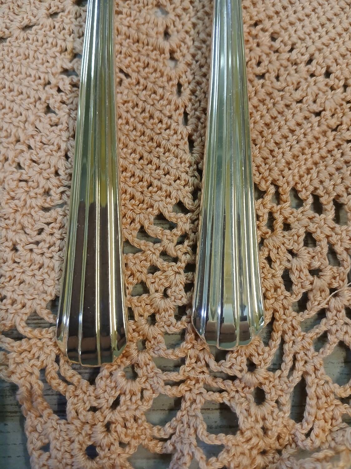 5 pairs of silver-plated cutlery