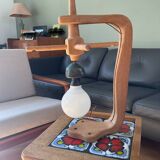 Guillerme and Chambron Lamp blonde oak series your house 1950s