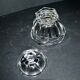 Baccarat Harcourt Missouri Flat Ribbed Crystal Sugar Bowl - Defect