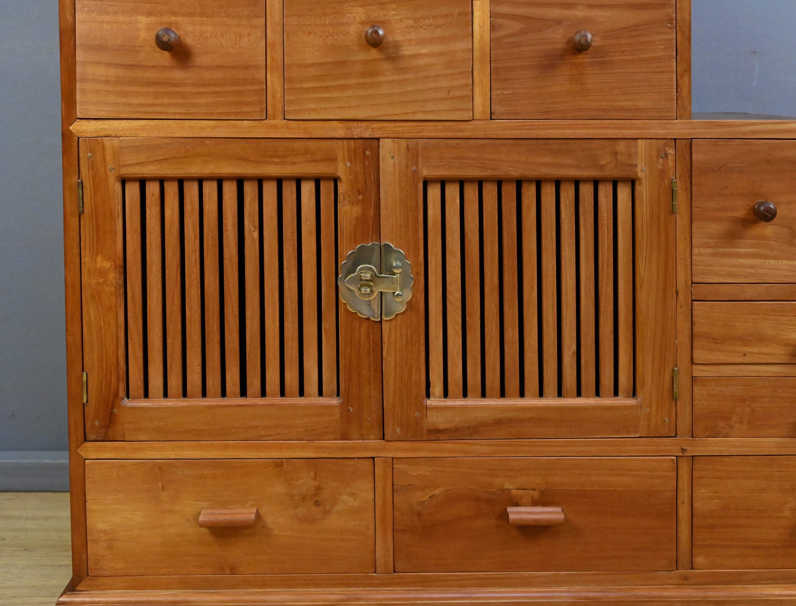 Kaidan Tansu staircase furniture in teak – 2nd part 20th century