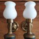 Pair of antique wall lamps