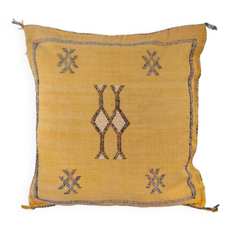 Coussin berbère jaune Sabra