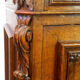 Renaissance hunting lodge cabinet in solid oak