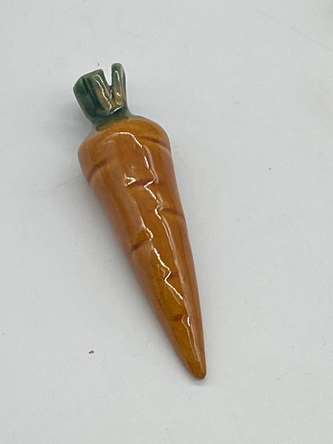 Set of 12 barbotine / vintage / vegetable knife holders 🍆 🫛 🥕