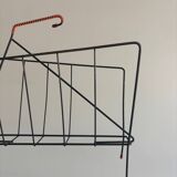 1960s metal magazine rack