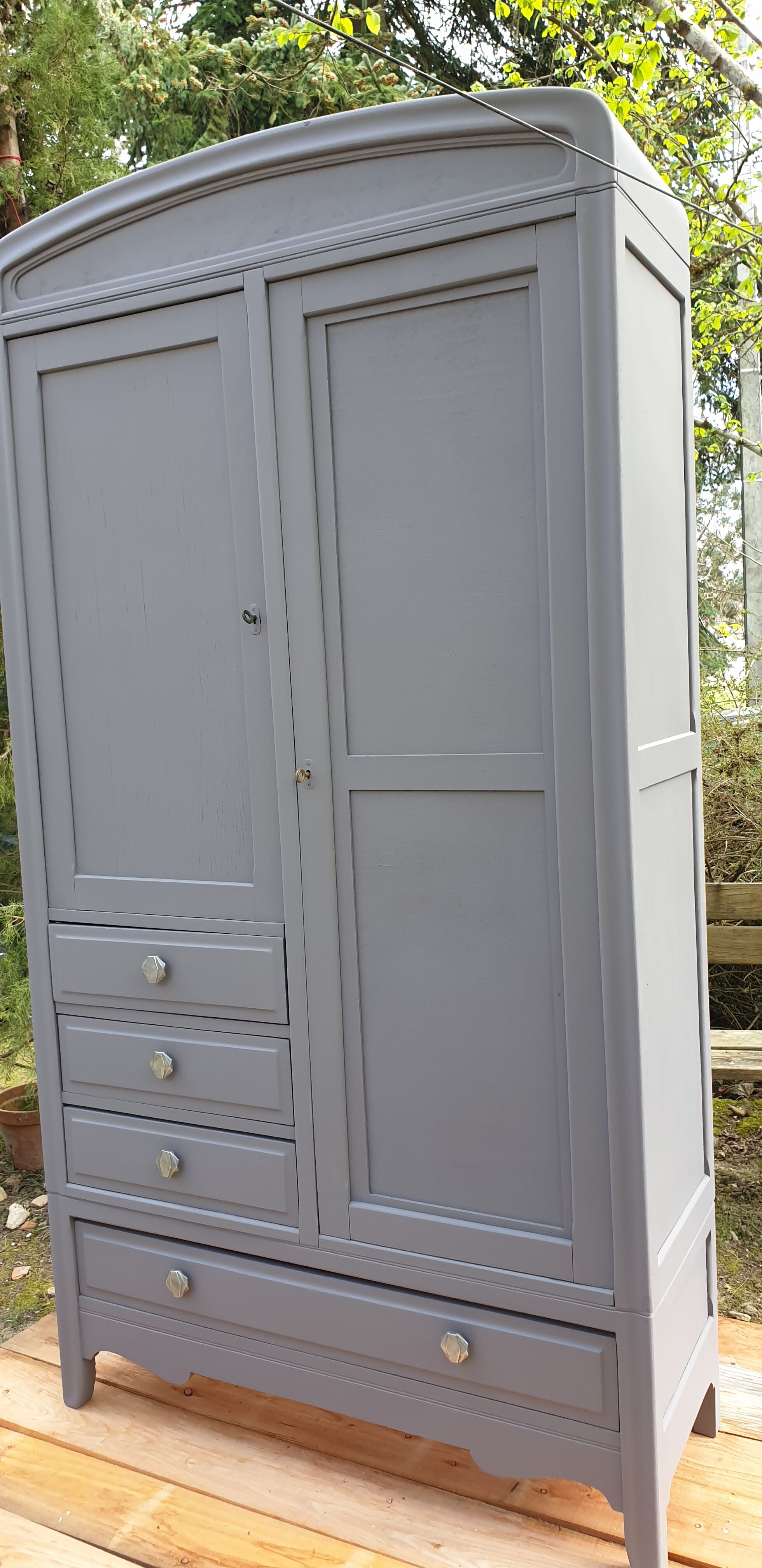 Grey Parisian wardrobe