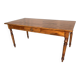 Grande table de ferme alsacienne 160 cm merisier