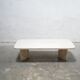 Vintage travertine coffee table