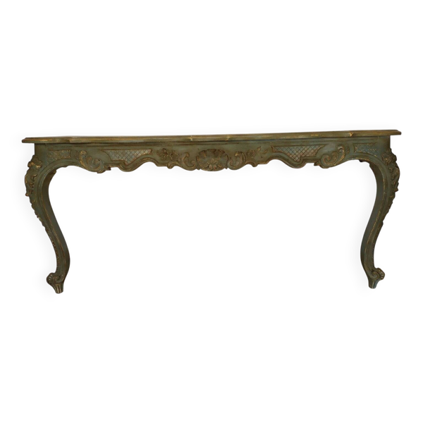 Table console style Louis XV patinée