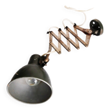 Lampe d'atelier accordéon  , type Jielde