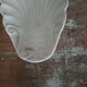 Pair of white earthenware shells 19th
