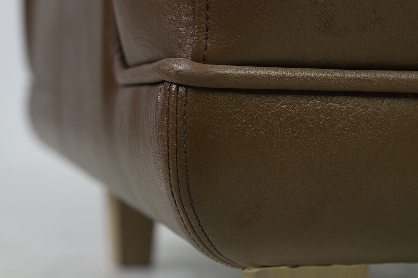 Vintage armchair Søren Nissen and Ebbe Gehl in brown leather