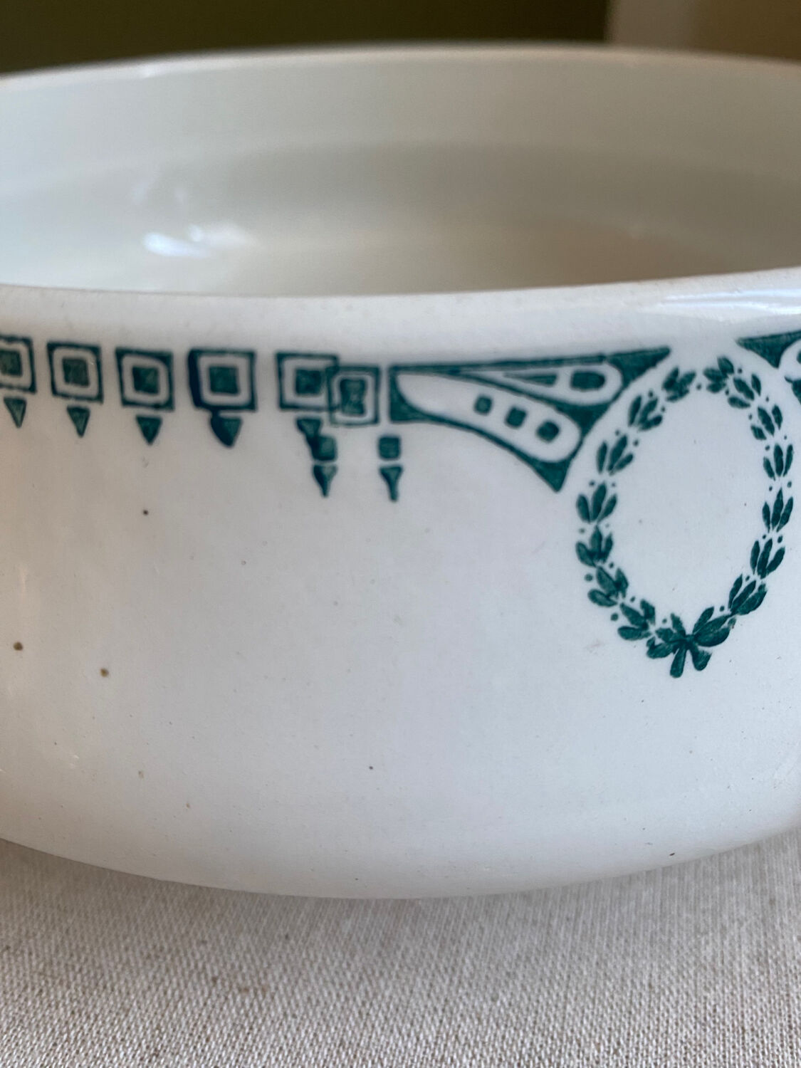 Tureen stamped new ceramic factories of North Saint Amand