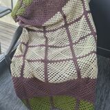 Plaid or vintage wool blanket.