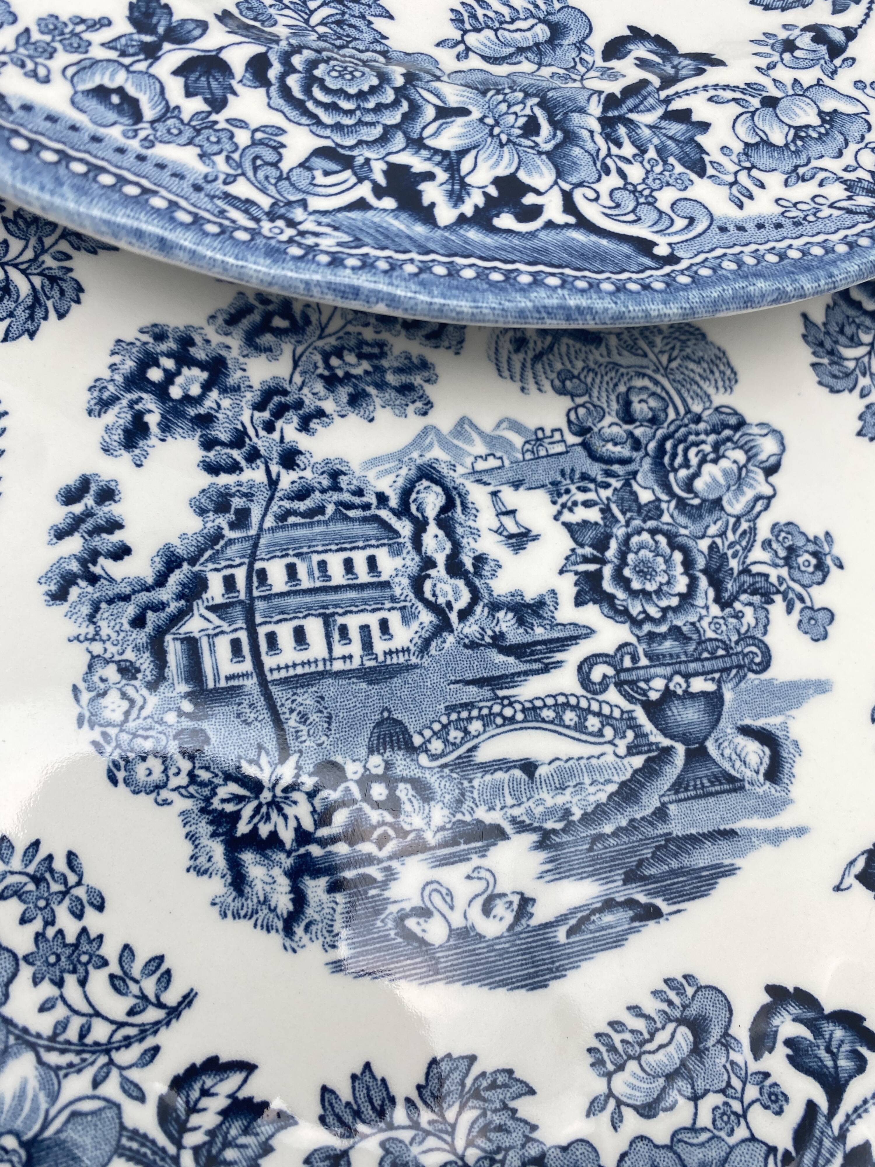 6 assiettes anglaises Churchill