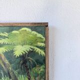 Oil painting "jungle" forest landscape