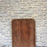 Louis-Philippe mirror gilded with gold leaf, mercury glass, 97.5cm