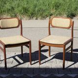 Pair of vintage chairs by johannes andersen 1960