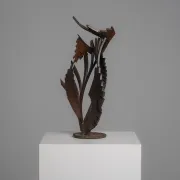 Sculpture en fer constructiviste abstraite, signée CH, Pays-Bas, années 1960 – II