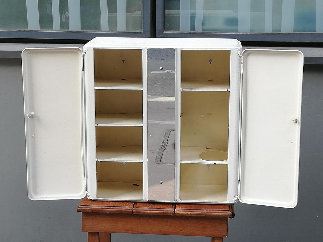 Vintage bathroom wardrobe