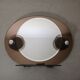 Backlit and smoked wall mirror