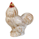 Vintage glazed ceramic rooster