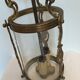 Old lantern in bronze and glass