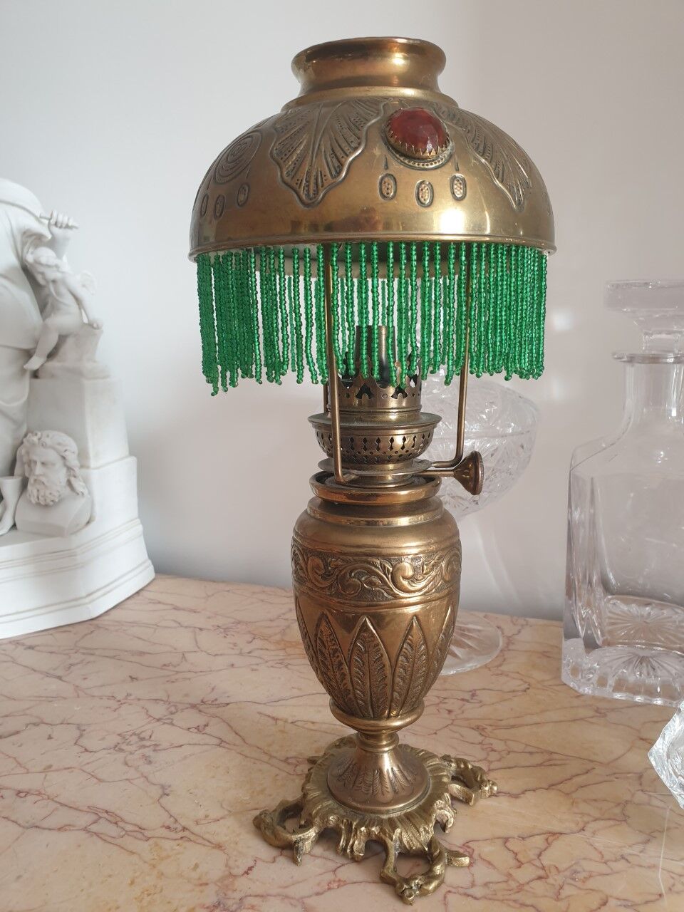 Old kerosene lamp