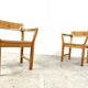 Vintage scandinavian pine wood dining chairs, 1960s by GM Mobler