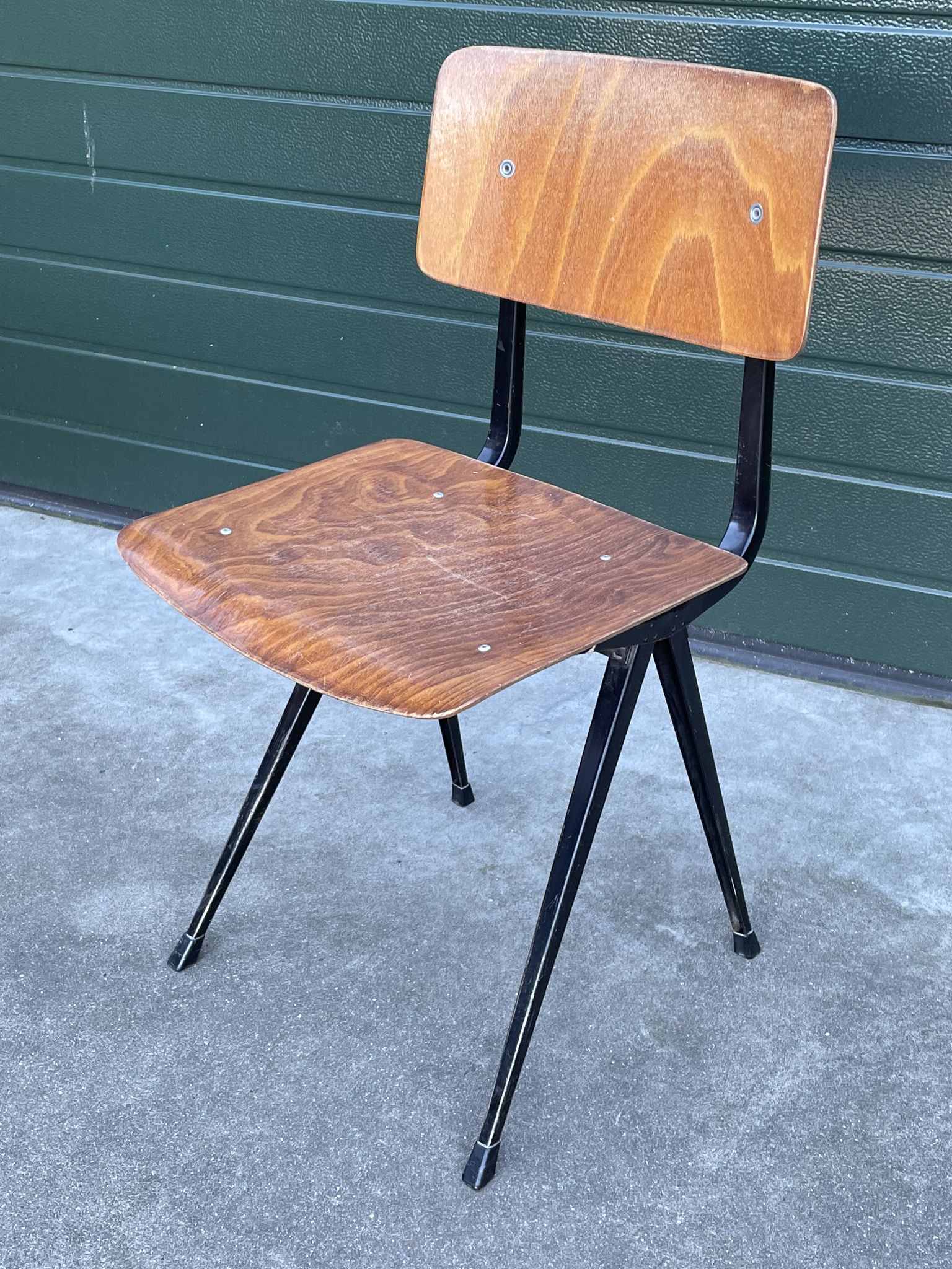 Result Chair by Friso Kramer for Ahrend De Cirkel, 1970 in black
