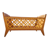 Bed child baby vintage wood
