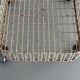 Bar cart or service table in white metal, 1960, France