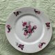 Set of 4 flat plates, in art deco porcelain