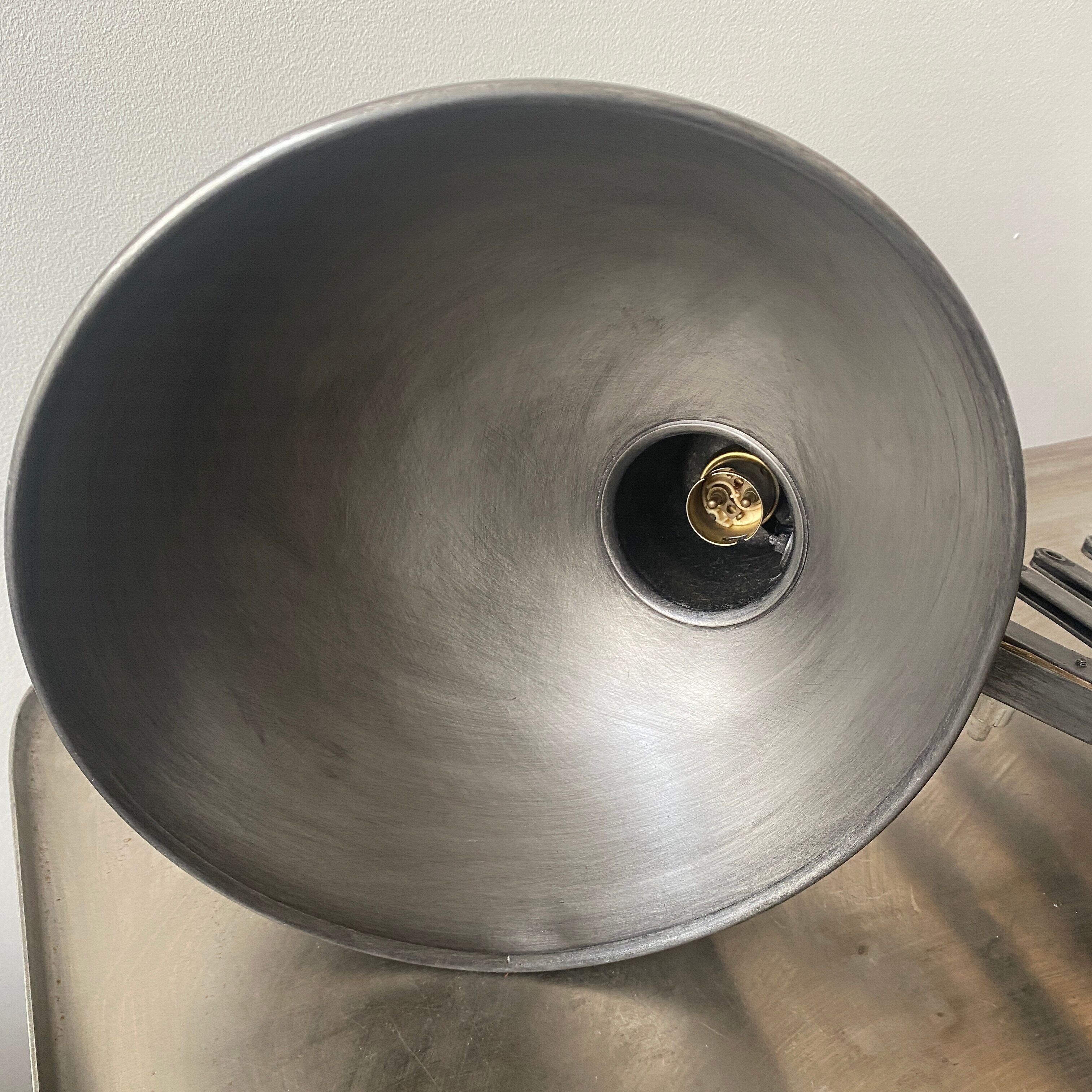 Old industrial accordion lamp