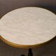 Bistro table with cast iron base