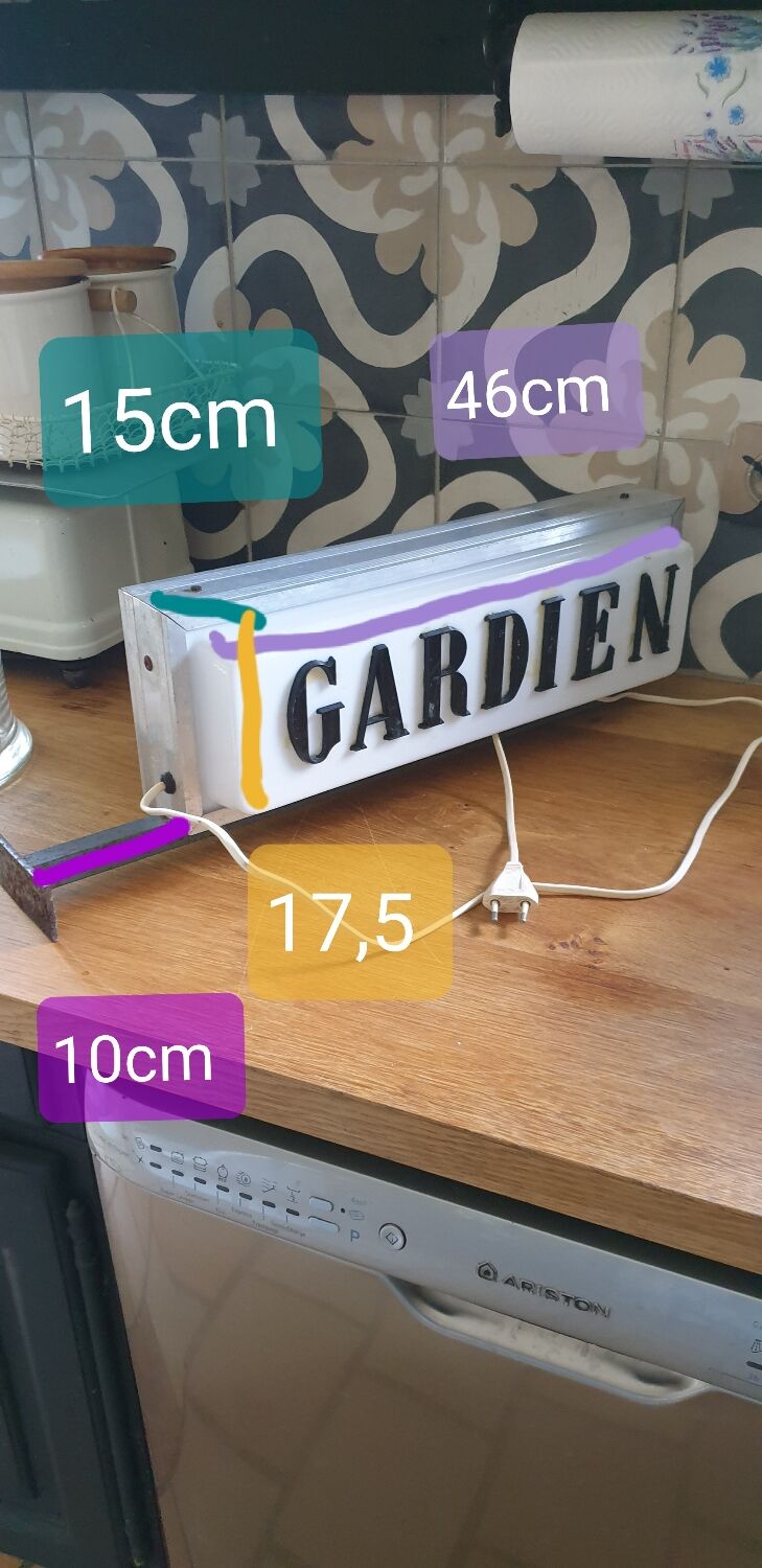 Illuminated panel guardian lodge