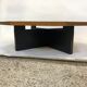Table basse hexagonale en wengé 1960
